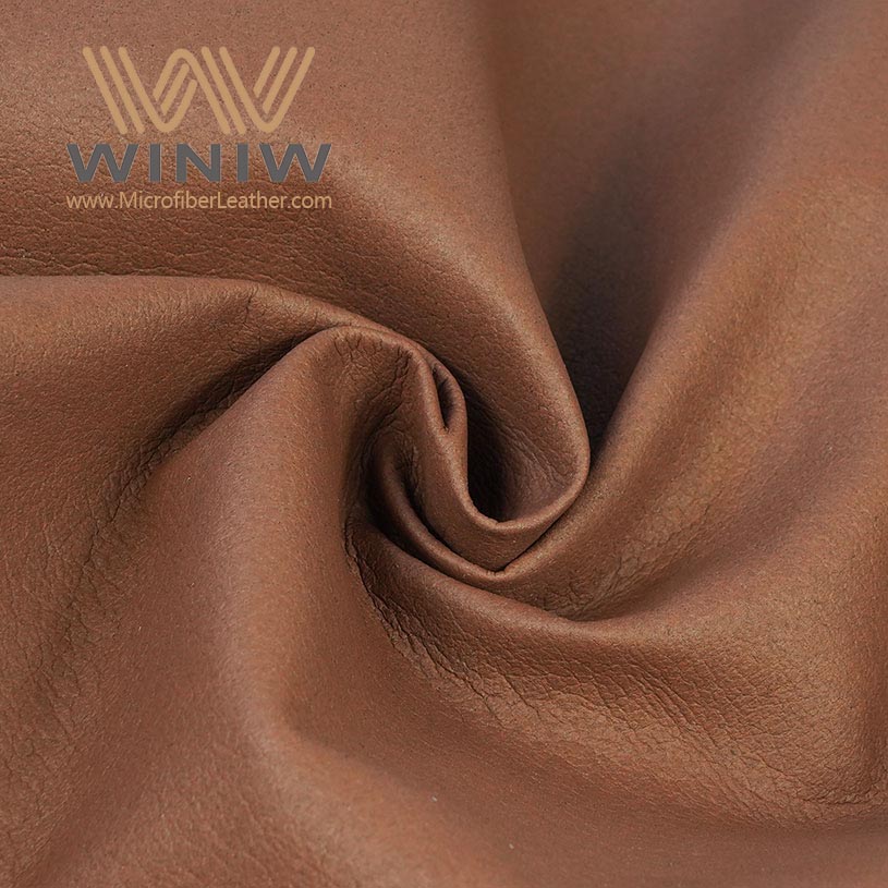 Classic Style Microfiber Thick Faux Leather Fabric for Belts