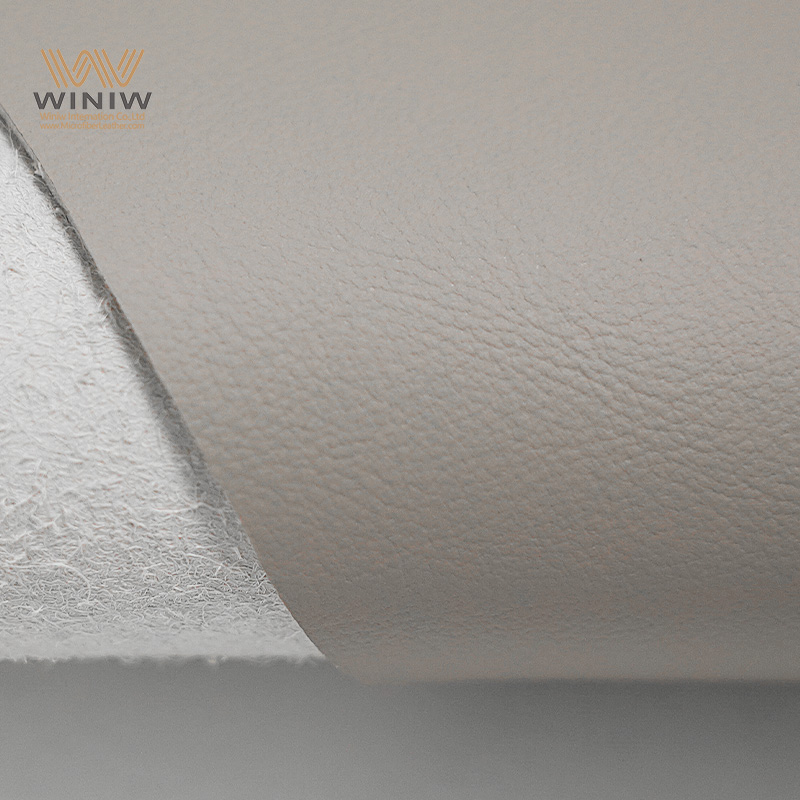 Cuero sintético plateado fácil de usar para atuendos cotidianos